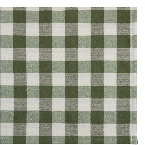 Buffalo Check Dinner Table Napkins, 4 Pack, Sage - 17" x 17" - Premium Quality Plaid Cloth Napkins are Durable, Wrinkle-Resistant, Stain Repellent...