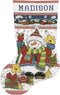 Tobin Snowman Fun Cross Stitch Stocking Kit, 17" Long, 14 Count...