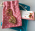 Smiling Wisdom - Piglet Gratitude Quote Mini Greeting Card and Heart Keychain Gift Set - Friend Teacher Woman - Gold...