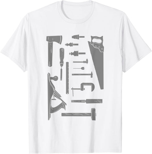 Woodworker Carpenter Career Woodworking Carpentry Tools T-Shirt...