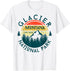 Glacier National Park Montana Hiking Nature Outdoors T-Shirt...