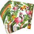 20-ct 13x13 Flamingo Napkins Fall Napkins Paper Decoupage Paper Napkins Fall Paper Napkins Decorative Napkins Floral Napkins Tropical Bird Floral ...