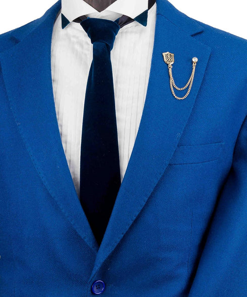 Knighthood Shield And Stone Lapel Pin, Collar Pin, Shirt Stud Brooch (Golden) Suit Coat for Women Men's Accessories...