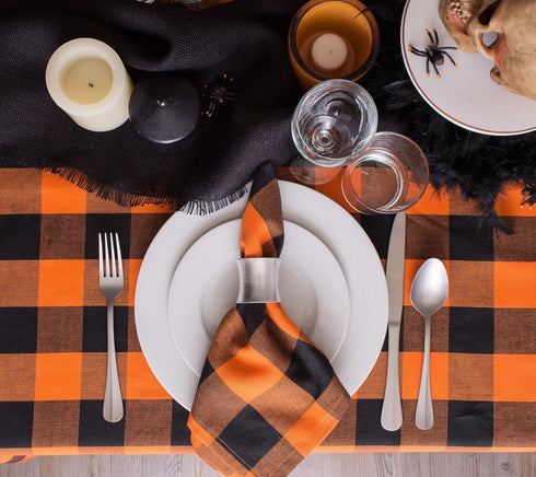 DII Jute Burlap Collection Kitchen Tabletop, Table Runner, 15x74, Solid Black...