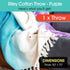 Refinery29 | Riley Collection | Premium Cotton Textured Throw Blanket, Modern Design for Luxury Home Décor (50 x 70, Purple)...