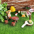 Elcoho 12 Pieces Fake Grass for Crafts Fairy Garden Grass 6 x 6 Inches Artificial Garden Grass for Miniature Ornament Garden Dollhouse DIY Decorat...