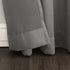 Sun Zero Barrow Energy Efficient Grommet Sliding Patio Door Curtain Panel, 100" x 84", Steel...