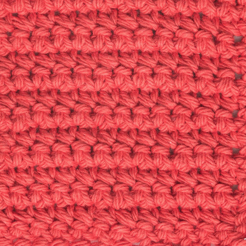 Bernat Handicrafter Cotton Solids Yarn - (4) Medium Gauge 100% Cotton - 1.75oz - Red - Machine Wash & Dry...