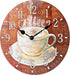 La Crosse Clock 404-2631C-INT 12-Inch Round Coffee Decorative Quartz Analog Wall Clock...