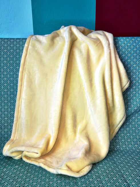 Luxuriously Soft Baby Blanket - Youthful Yellow - 30" x 40" - Super Soft Blanket for Girls and Boys | Receiving Blanket | Ideal for Newborns, Crib...