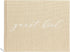 Pearhead Linen Wedding Guest Book with White Script - Classic Elegant Wedding Decor, Perfect for Bridal Showers and Weddings, Includes Pen For Gue...