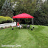 Sunnydaze Polyester Sandbag Canopy Weights - Fillable Canopy Anchors - Easy to Attach - Set of 4 - Black...