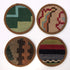 Kilim Coasters, Set of 4 Authentic Kilim Coasters, Handmade in Turkey and Handselected for Quality and Color/Pattern Mix...