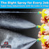 Leak-Free, Chemical Resistant Spray Head 5 Pk Industrial Spray Heads Only (No Bottles) for Auto/Car Detailing, Window Cleaning and Janitorial Supp...