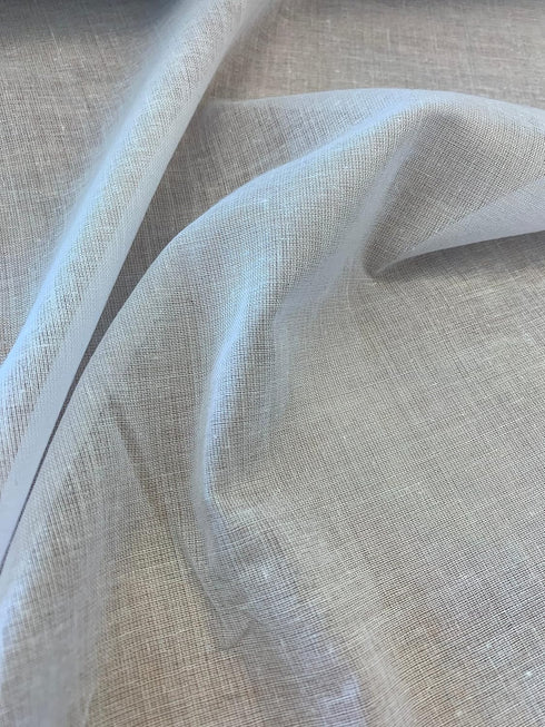 PLANTIONAL Woven Cotton Iron-On Fusible Interfacing: 44 inch X 2 Yards White Lightweight 100% Cotton Single-Sided Interfacing for t-shirt Blouses ...