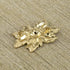 LUX ACCESSORIES Holiday Festive Christmas Xmas Floral Holly Brooch Pin...