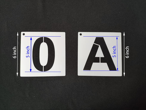 5 Inch Letter Stencil, Large Letter Stencils, Stencils Letters and Numbers, Stencil Letters, Alphabet Art Craft Stencils, Reusable Alphabet Templa...