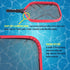 U.S. Pool Supply Professional 14" Swimming Pool Leaf Skimmer Net, Heavy Duty - Strong Reinforced Aluminum Frame for Faster Cleaning & Easier Debri...
