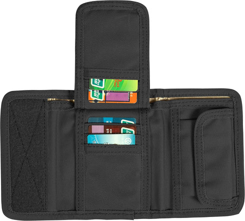 Seibertron Tactical 2.0 RFID Blocking Micro Wallet Gear Cash Purse Black...