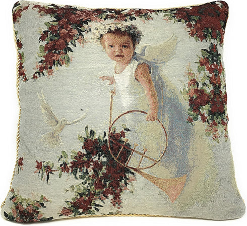 Tache 1 Piece 18 X 18 Inch Cupid's Horn Throw Pillow Cushion Cover...