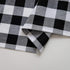 Aquazolax Weights Boho Tableclothes Buffalo Checkered Cloth Tablecloth for Rectangle Tables 6ft Long Black and White Table Cover, 54" x 72", Black...