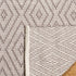 SAFAVIEH Montauk Collection Accent Rug - 2'6" x 4', Grey & Ivory, Handmade Trellis Cotton, Ideal for High Traffic Areas in Entryway, Living Room, ...