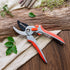 Bypass Pruning Shears - 8" Garden Shears Pruning, Heavy Duty Garden Clippers Handheld with Orange Adjustable Grip, Gardening Pruners Tool for Trim...