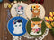 hi stone 4 Embroidery Sets for Beginners, DIY Adult Beginner Cross Stitch Kits, 4 Cross Stitch Kits, 2 Embroidery Hoops,Scissors,Needles,Needlepoi...