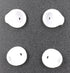 ALXCD Ear Gels Tips for Galaxy Ear Buds, 2 Pair Soft Comfortable White Silicone Replacement Ear Tips for Samsung Galaxy Earphone S6edge/ S7/ S7edg...