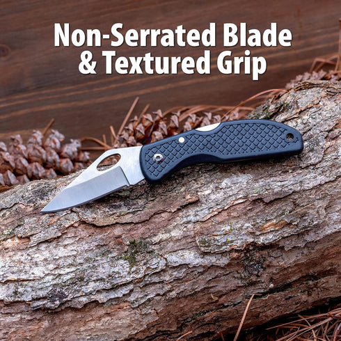 Maxam Falcon VII Lockback 7 (Open) Inch Pocket Knife - Stainless Steel Honed Blade, Textured No-Slip Handle, Carry Clip...