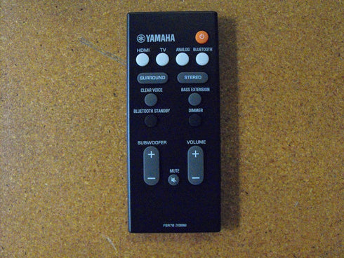 Genuine Yamaha Home Theater Remote Control Part Number ZV289600...