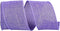 Reliant Ribbon 92573W-064-40F Everyday Linen Value Wired Edge Ribbon, 2-1/2 Inch X 10 Yards, Purple...