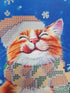 AllAboutEmbroideryUA Bead Embroidery kit Christmas Cat Beaded Cross Stitch kit Needlepoint Handcraft Tapestry kit......