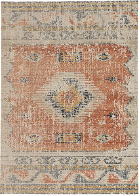 Linon Home Décor Product Inc Plateau Moore Ivory & Rust 2' X 3' Accent Rug...