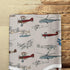 Fly-by Diaper Changing Pad, Grey Cover-Airplane Print...