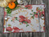 Tache Spring Placemats Floral Sweet Red Roses Birds Placemat - Shabby Chic Vintage Tapestry Kitchen Dining Dinner Linens Floral Table Mat - Set of...