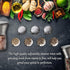Professional Salt and Pepper Grinder – Premium Stainless Steel Salt and Pepper Shaker with Ceramic Spice Grinder Mill for Adjustable Coarseness...