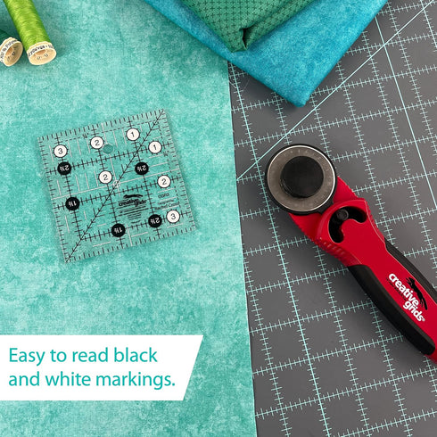 Creative Grids Quilt Ruler 3-1/2in Square - CGR3...