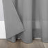 No. 918 Genevieve 2-pack 2-pack Linen Weave Sheer Semi-Sheer Grommet Curtain Panel Pair, 50" x 96", Gray...