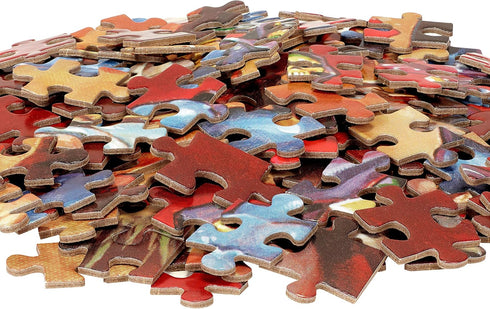 Mattel Games Masters of the Universe Mattel Jigsaw Puzzle with 500 Interlocking Pieces & Mini-Poster Featuring He-Man & Skeletor, For Collectors &...