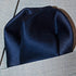 Deluxe Navy Silk Jacquard Pocket Square by Royal Silk - Premium 34-momme, 6-Ply Silk -100% Silk...