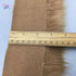 Furryvalley Faux Fur Trim Raccon Fox Fur Ribbon Craft Furry Stripe for Slippers Slides Fringe 2 Yards (Coffee)...