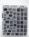 Stampers Anonymous Tim Holtz Cling 7"X8.5", Stamp Collector...