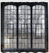 Ambesonne Industrial Shower Curtain, Old Large Window with Broken Panes Deserted Hall Forest Trees Winter, Cloth Fabric Bathroom Decor Set with Ho...