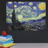 Palace Learning The Starry Night 1889 by Vincent Van Gogh - Fine Art Poster - Wall Art Print (LAMINATED, 18" x 24")...