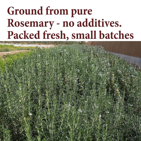 The Spice Way Ground Rosemary - rosemary powder ground pure from rosemary leaves - 4 oz resealable bag...