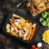Roasting Pan with Rack-Nonstick Oven Roaster with Removable Grid to Drain Fat and Grease-Healthier Cooking with Kitchen Bakeware by Classic Cuisin...