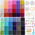 YITOHOP 8800+pcs 4mm 12/0 48 Colors Glass Seed Beads, Charms Bracelet Jewelry Making Beads Kit Gifts for Teen Girls Crafts for Girls Ages 8-12 Bir...