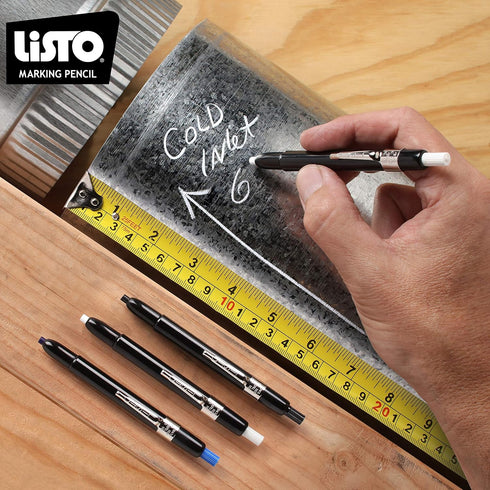 Listo 162 Marking Pencils Refill - Box of 72, Grease Pencils/China Marking Pencils/Wax Pencils - Made in USA (Blue)...