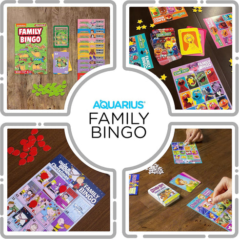 AQUARIUS Teenage Mutant Ninja Turtles Bingo Game - Fun Family Party Game for Kids, Teens and Adults - Entertaining Family Game Night Gift - Offici...